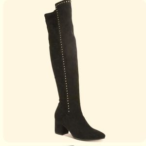 Seven Dials Over the Knee Boots studded - size 6